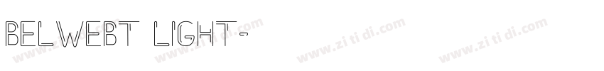 BelweBT Light字体转换